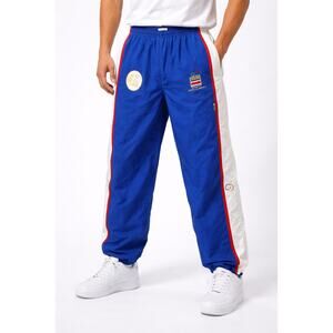Costa Rica Olympic Team Track Pants Zip Hem 50th Commerative Patch| Size Small